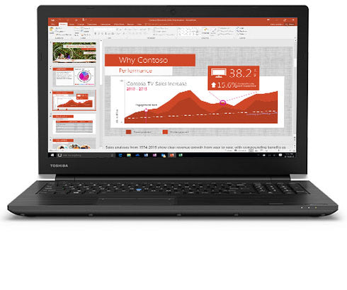 Toshiba Tecra A50-E, 15,6”- Intel Quad Core 8th Gen i5-8350U-16 GB RAM-Super Fast 1TB M.2 SSD, Full HD - 1920 X 1080 - Windows 11 Pro - Refurbished Grade A